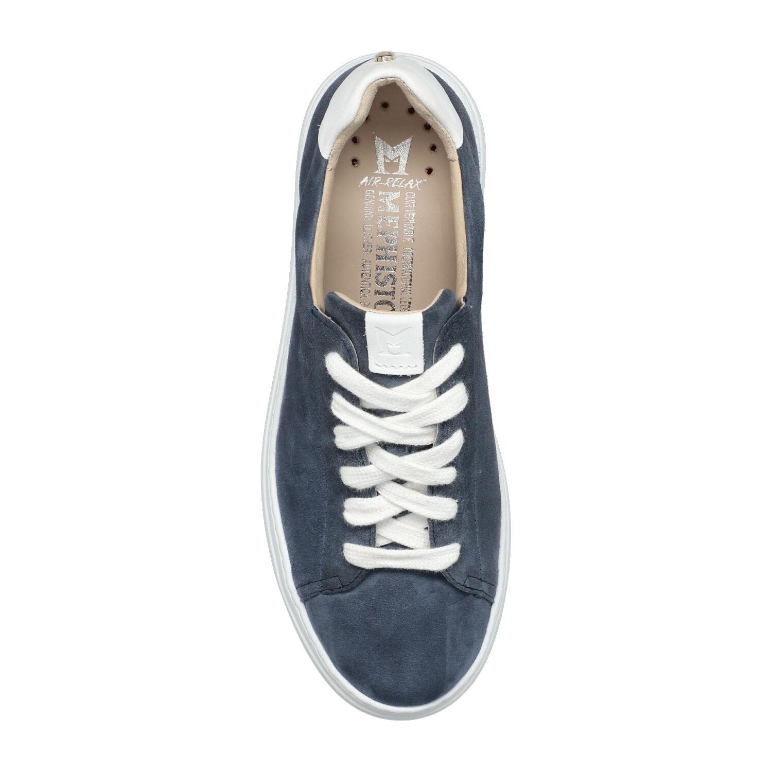 lacets femme modèle Dotty Bleu jean - Mephisto